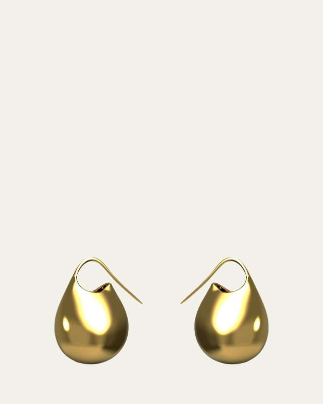 18K Gold Vermeil Jug Drop Earrings